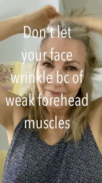 Prevent Forehead Wrinkles, Face Yoga Exercises, Fall Forward, Facial Yoga, Reverse Aging, Face Exercises, Baking Soda Shampoo, Moisturizer For Oily Skin, Face Wrinkles