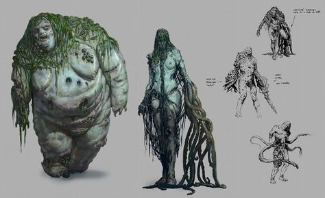 Gaming Ideas, Anna Cattish, Beast Creature, Concept Art World, Monster Characters, The Secret World, Character Design Sketches, Game Concept Art, Fantasy Monster