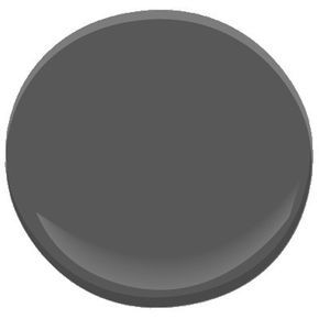 My favorite dark gray paint color for kitchen cabinets is Benjamin Moore "Gray." It's a true gray that is consistent in tone in varying lighting. Gray Paint For Kitchen Cabinets, Dark Gray Paint, Paint For Kitchen Cabinets, Paint For Kitchen, Dark Gray Paint Colors, House Of Silver Lining, The House Of Silver Lining, Paint People, Benjamin Moore Gray