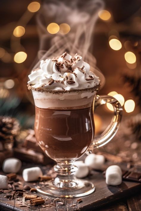 Vodka Hot Chocolate Vodka Hot Chocolate, Chocolate Cocktail Recipes, Hot Chocolate Cocktail, Hot Chocolate Ingredients, Chocolate Vodka, Classic Hot Chocolate, Chocolate Cocktails, Classic Cocktail Recipes, Hot Chocolate Recipe