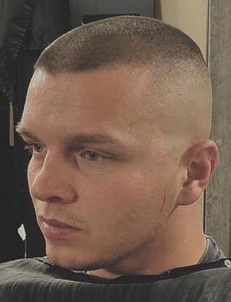 Buzzcut High Fade, Chav Aesthetic, Jarhead Haircut, Marine Haircut, Military Haircuts, Bald Haircut, Military Hair, High And Tight Haircut, High Fade Haircut