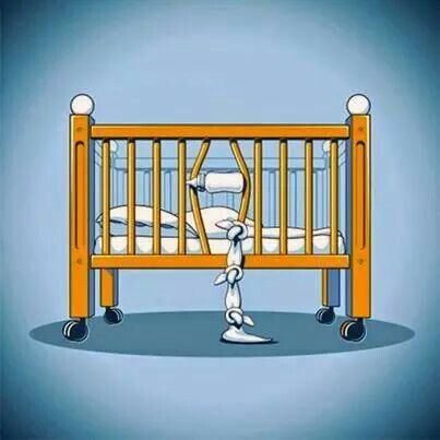 Simple escape. #baby #escape #crib Funny Baby Images, Parenting Photos, Escape Plan, Happy Cartoon, Baby Images, Prison Break, Chuck Norris, James Bond, Cute Illustration