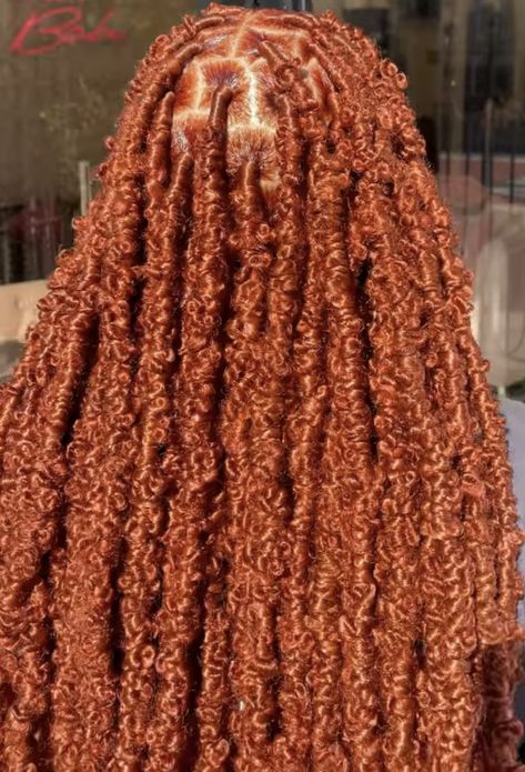 Ginger Butterfly Locs, Couple Halloween Costumes Aesthetic, Braids Prom, Halloween Costumes Couple, Halloween Costumes Aesthetic, Ginger Hair Color, Faux Locs Hairstyles, African Hair Braiding Styles, Box Braids Hairstyles For Black Women