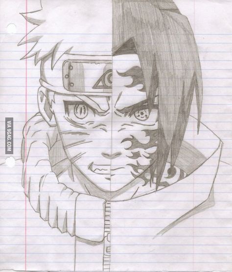 Tato Naruto, Sasuke Drawing, Naruto Sketch Drawing, Naruto Tattoo, Naruto Vs Sasuke, Naruto Sketch, Naruto Drawings, Naruto Uzumaki Art, Drawing Faces