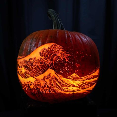 The art of pumpkin carving – in pictures | Art and design | The Guardian Awesome Pumpkin Carvings, Cute Pumpkin Carving, Pumkin Carving, Halloween Pumpkin Carving Stencils, Pumpkin Carving Contest, Creative Pumpkin Carving, Amazing Pumpkin Carving, Scary Pumpkin Carving, Pumpkin Carving Designs