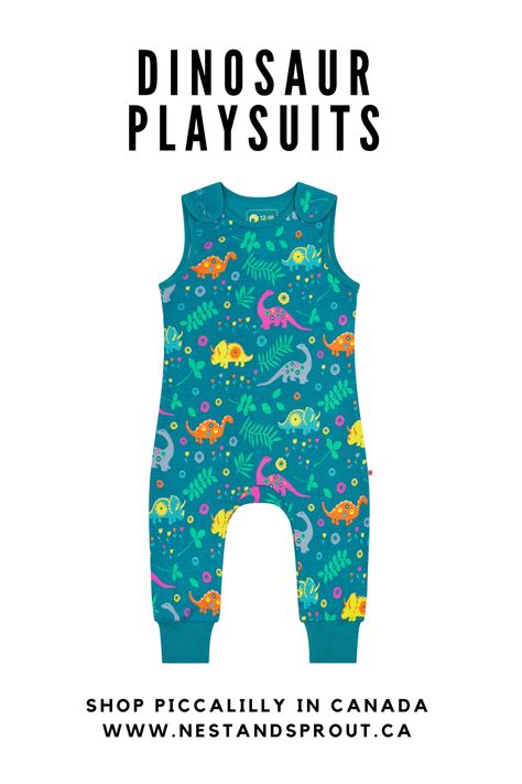 Everyday playtime just got more exciting with Piccalilly's Dinosaur Dungarees! Crafted from soft and stretchy GOTS certified organic jersey cotton, these dungarees offer ultimate comfort and freedom of movement for your little ones. With a charming all-over dinosaur print, they're the perfect choice to add a pop of color and fun to any outfit. Dinosaur Dungarees, Baby Dungarees, Eco Friendly Kids, Kids Products, Pregnancy Stages, One Clothing, Maternity Shops, Baby Grows, Sustainable Fabrics