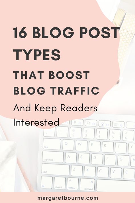 Learn about different blog post types and how they can help you boost your blog traffic. From "listicles" to podcast posts. Find out how to write different types of blog posts and add them to your blog content calendar. How To Write A Blog Post, Blog Content Calendar, Blog Post Topics, Blog Writing Tips, What To Write About, Blog Post Ideas, Blogging Ideas, Blog Planning, Blog Post Titles