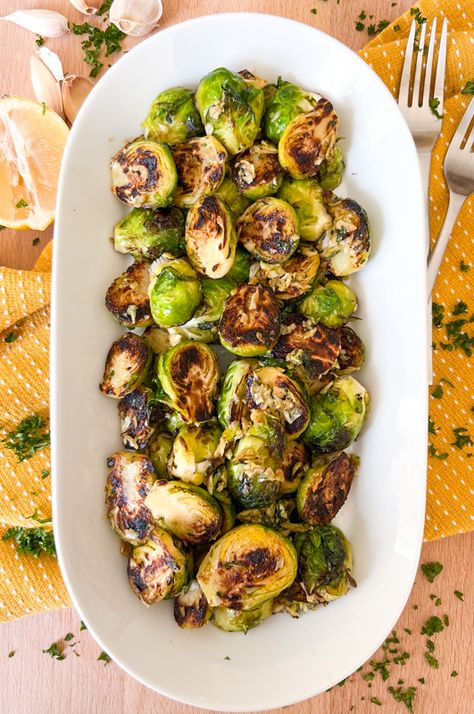 Spanish Brussel Sprouts, Mexican Brussel Sprouts, Garlic Brussel Sprouts, Healthy 2024, Roasted Olives, My Kitchen Rules, Spanish Olives, Large Fries, Winter Dishes