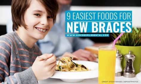 New Braces Food, Meals For People With Braces, Foods To Eat After Getting Braces, Foods To Eat With Braces, Easy Foods To Make, Braces Friendly Recipes, Soft Foods To Eat, Braces Care, Braces Colors Ideas