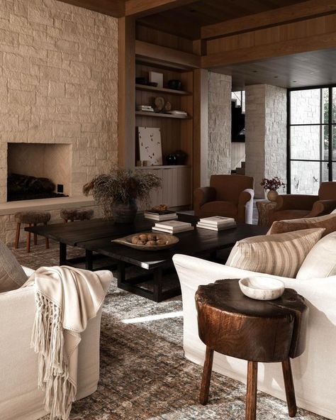 Earthy Living Room, Amber Lewis, Amber Interiors, Studio Mcgee, Decoration Inspiration, Living Room Inspo, A Living Room, Cozy Living Rooms, Dream Home Design