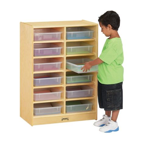 Jonti-Craft Paper-Tray Mobile Storage | Hayneedle Preschool Cubbies, Organize Papers, Cubby Hole, Clear Paper, Classroom Storage, Mobile Storage, Paper Tray, Plastic Trays, School Furniture