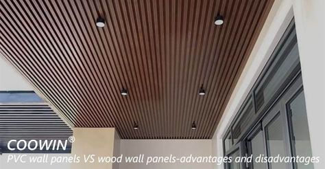 Comparison of PVC decorative panels and wooden decorative panels Pvc Panels Ceiling Design, Pvc Ceiling Design Office, Pvc Panel Ceiling Design Office, Pvc Wall Panels Design For Office, Wood Plastic Composite Wall Panel, Interior Wood Paneling, Pvc Wall Panels, Pvc Panels, Wooden Wall Panels