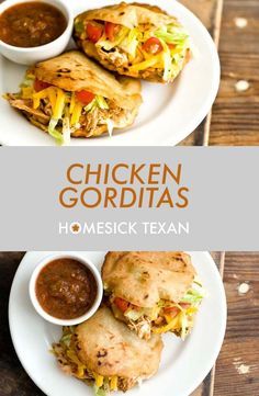 Chicken gorditas | Homesick Texan Fried Gorditas Recipe Mexican, How To Make Gorditas, Chicken Gorditas, Popusas Recipe, Mexican Gorditas, Gorditas Recipe Mexican, Gorditas Recipe, Tacos Dinner, Pizza Taco