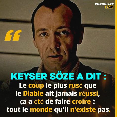 Keyzer soze citation star punchline #pinterestinspiration #quotes #inspiration #motivationalquotes #motivation #morningquotes #lifequotes #positivevibes #believequotes #faithquotes Keyser Soze, Motivation Citation, Believe Quotes, Faith Quotes, Morning Quotes, Positive Vibes, Leadership, Rap, Motivational Quotes