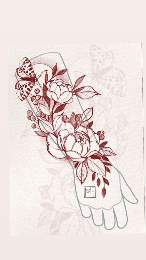 Neotrad Peony Tattoo, Neotraditional Peony Tattoo Design, Neotrad Flower Tattoo, Peony Neotraditional Tattoo, Neotraditional Floral Tattoo, Japanese Peony Drawing, Neotrad Flowers, Plants Tattoo Design, Neotraditional Peony