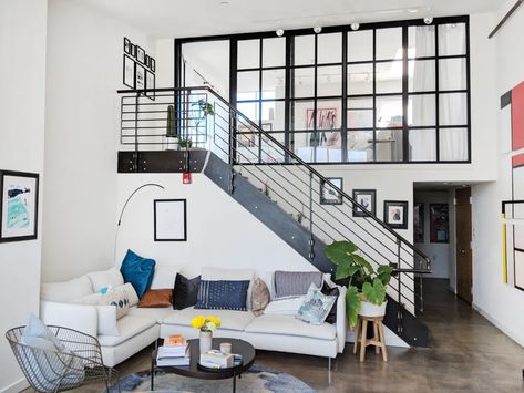 Condo Type House Design, Loft Type Condo Design, Loft Type Condo, Loft Type Apartment, Loft Condo Design, Loft Type House, Industrial Condo, Loft Vibes, Loft Houses