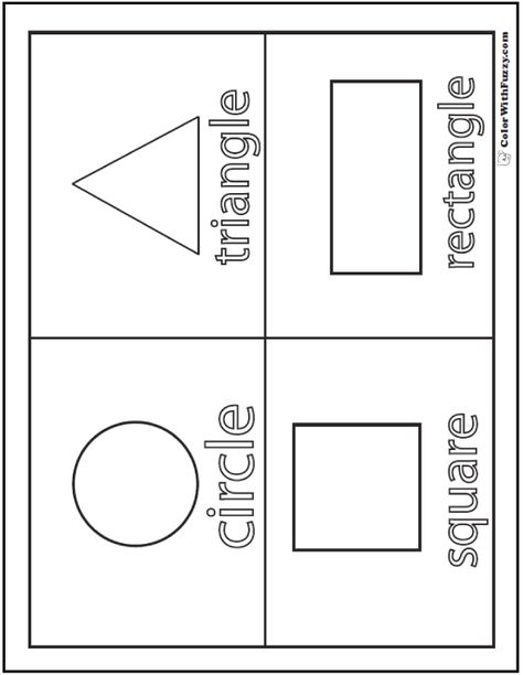 Shapes Coloring Page Circle, Triangle, Square Celtic Knots Diy, Shapes Coloring Pages, Celtic Knot Tutorial, Celtic Coloring, Leaf Geometric, Cross Coloring Page, Color Squares, Shape Coloring Pages, Geometric Coloring Pages