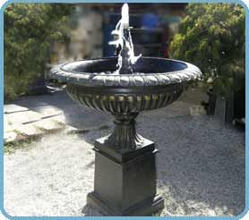 Cast Iron Fountains | Whitehouse Gardens - water feature melbourne | water fountains melbourne | Cast Iron Fountain, Fountain Modern, Front Path, Modern Fountain, Iron Water, Garden Water Feature, Outdoor Fountain, Water Fountains, Wall Fountain