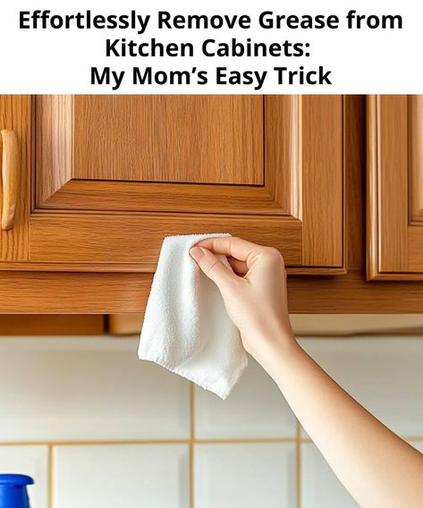 Effortlessly Remove Grease from Kitchen Cabinets: My Mom’s Easy Trick Cleaning Cabinets, Clean Kitchen Cabinets, Tea Cakes Recipes, Cleaning Paste, Recipe Sheets, Oak Kitchen Cabinets, Lemon Butter Sauce, Baked Shrimp, Cooking Oils