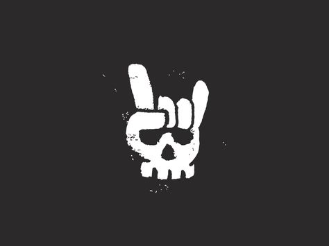 Symbol by Stevan Rodic https://dribbble.com/Stevan Tattoo Music, Inspiration Logo Design, Music Symbols, Skull Logo, Soyut Sanat Tabloları, Music Tattoos, Hand Logo, Music Design, Trendy Tattoos