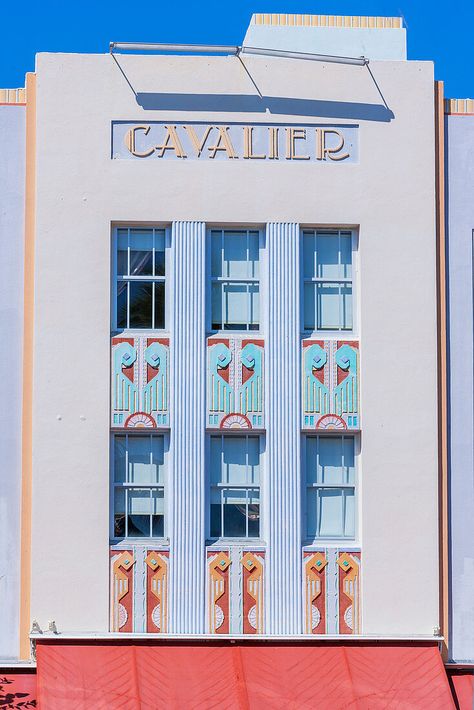 Art deco hotel facade, Ocean drive, South Beach, Miami, Florida, USA Pink Bungalow, Miami Bathroom, Art Deco Miami, South Beach Art Deco, Miami Vintage, Beach Art Deco, Hotel Facade, Art Deco Hotel, Miami Art Deco