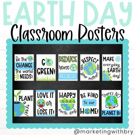 Cute Earth, Earth Day Posters, Posters Classroom, Earth Craft, School Board Decoration, Environment Painting, Creative Retreat, Earth Day Crafts, Board Display