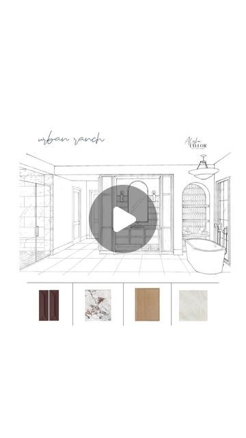 Alisha Taylor Interiors | Full-Service Luxury Interior Design on Instagram: "We’re in love with the natural textures and warm tones in our #UrbanRanch new build design! 

In some cases, we like to provide multiple design options in our presentations to help clients visualize their space, which ensures confident decisions and a design that truly feels like home!

Builder: @modernsplendorhomes 
Architectural Designer: @gradyolsendesign 
Interior Designer: @alishataylorinteriors" Build Design, Architectural Designer, Feels Like Home, New Build, Home Builder, Luxury Interior Design, New Builds, Natural Texture, Luxury Interior