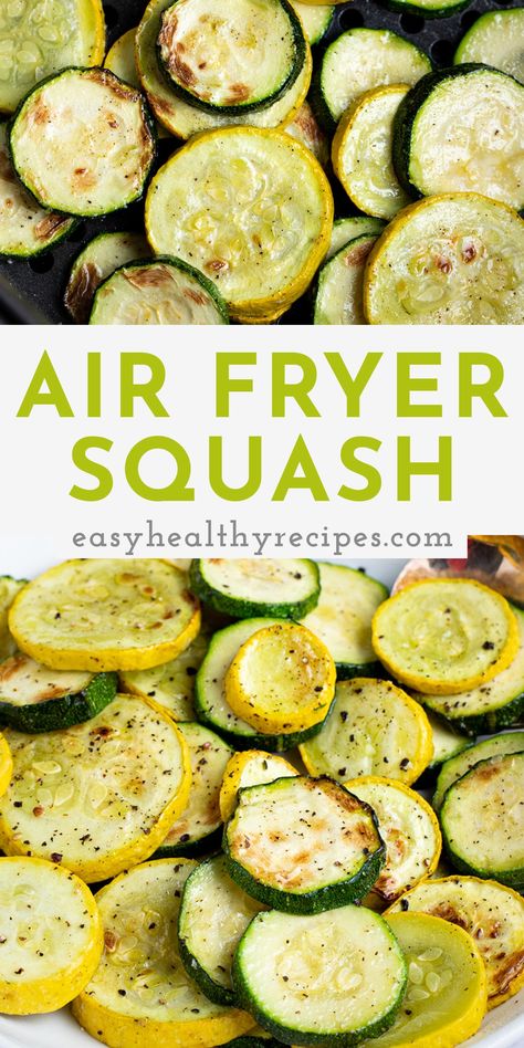 Airfry Squash Recipes, How To Cook Squash In Air Fryer, Squash In Air Fryer Oven, Cooking Squash In Air Fryer, Airfry Squash, Air Fryer Squash Recipes Yellow, Zucchini And Yellow Squash Recipes Air Fryer, Air Fryer Summer Squash, How To Cook Summer Squash