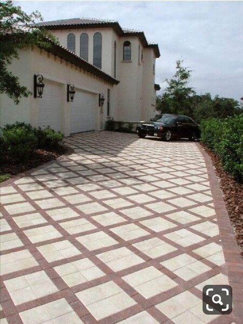 Pavers Design, Paver Designs, Pavers Backyard, Outdoor Paving, Paving Design, Patio Pavers Design, Driveway Design, Patio Pavers, Patio Garden Design