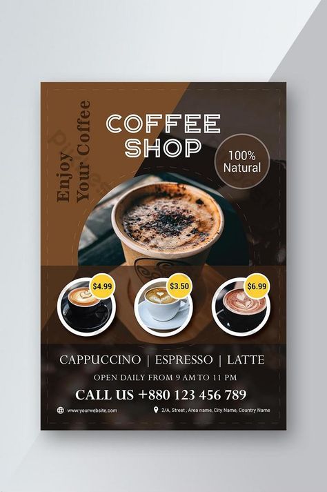 templat selebaran kedai kopi#pikbest#Templates#Flyer#Others Coffee Sale Poster, Coffee Flyer Design Ideas, Coffee Shop Flyer Design, Coffee Flyer Design, Coffee Shop Poster Design, Coffee Shop Flyer, Cafe Flyer, Coffee Flyer, Folder Graphic Design