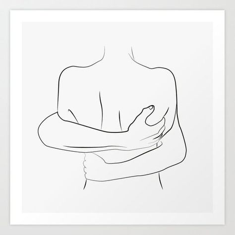 simple line art drawing of humans hugging Fine Line Drawing Ideas, Couple Outline Art, Body Line Art Couple, Pola Tato, Minimalist Drawing, Mother Daughter Tattoos, Soyut Sanat Tabloları, Alphabet Design, Family Tattoos