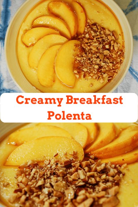 Polenta Breakfast, Breakfast Polenta, Easy To Make Meals, Polenta Recipe, Polenta Recipes, Grits Recipe, Vegetarian Breakfast Recipes, Filling Breakfast, Vegetarian Breakfast