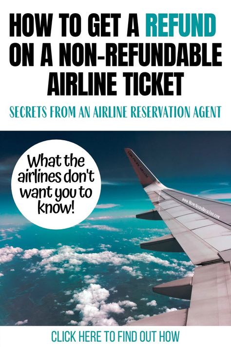 I have been a reservation rep for a major airline for over 8 years now. I’ve seen so many passengers in situations where they no longer want to travel and want to obtain a refund on a non-refundable plane ticket. Are you looking to get a refund or make a voluntary change (without being penalized)? You've come to the right place! . . . I'm giving away all the secrets the airlines don't want you to know! #airlinetickets #flightdeals #traveltips #traveltipsandtricks #travelhacks #planetickets Usa Vacations, Flying Tips, Airport Hacks, Flight Tips, Air Travel Tips, Airline Ticket, Airline Travel, International Travel Tips, Vacation Deals