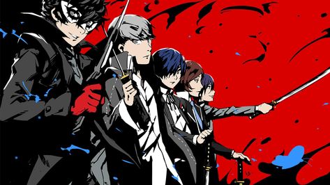 Anime Persona 5 Wallpapers Wallpaper Cave Persona 4 Wallpaper, Anime 1080p, Shinshi Doumei Cross, Persona Crossover, Yu Narukami, Persona Art, Persona 2, Persona 5 Anime, Persona 1