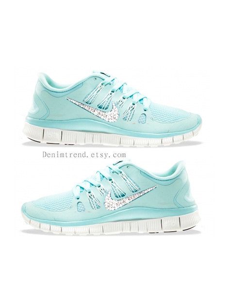 NIKE Free 5.0 Swarovski crystals on Nike swoosh by denimtrend, $150.00 Pearl Market, Nike Trainer, Adidas Cap, Nike Free Run, Baskets Nike, Nike Trainers, Nike Shoes Cheap, Timberlands, Nike Free Shoes