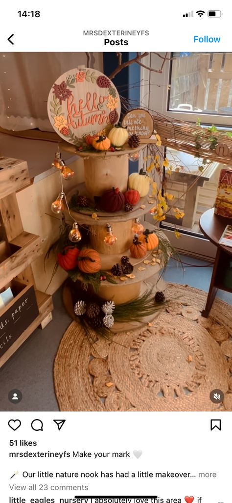 Autumn Home Corner Eyfs, Curiosity Approach Eyfs Home Corner, Curiosity Approach Classroom Ideas, Home Corner Curiosity Approach, The Curiosity Approach Preschool, Home Corner Eyfs, Home Corner Ideas Early Years, Curiosity Approach Eyfs, Autumn Preschool