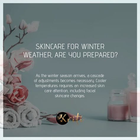 As the winter season arrives, a cascade of adjustments becomes necessary. Cooler temperatures requires an increased skin care attention, including facial skincare changes. Glowing Skin Secrets, Facial Skincare, Perfect Skin, 8th Of March, Winter Weather, Facial Skin Care, Winter Season, Skincare Routine, Glowing Skin