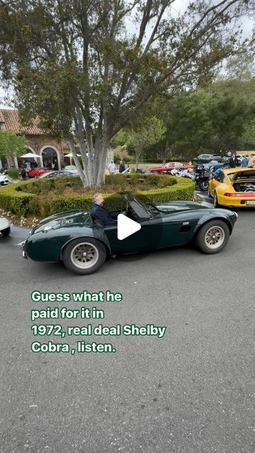 Del Dios Motor Club on Instagram: "Peter has owned the real deal Shelby Cobra since 1972. it was nice seeing it out at @secretcarclubevents  Car is now worth between 1.2 and 1.5 million. . . . #fordracing #fordpower #fordpowered #427cobra #428 #427 #shelbycobra #shelbyamerican #shelbycobra427 #carrollshelby #fordvsferrari #racecar #rarecar #americancar #carshow #carshows #carsound #carreels" Ac Cobra 427, Cobra 427, Shelby Cobra 427, 427 Cobra, Carroll Shelby, Ac Cobra, Car Sounds, Ford Racing, Shelby Cobra