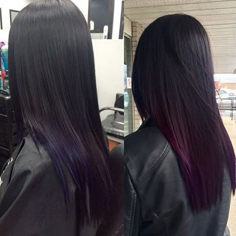 Brownish Purple Hair, Breakup Hair, Mulberry Hair Color, Oil Slick Hair Color, Brownish Purple, Oil Slick Hair, Pastel Purple Hair, Winter Hair Color Trends, Magenta Hair