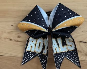 Competition Bows, Dance Bows, Custom Cheer Bows, Cheer Hair Bows, Glitter Cheer Bow, Bling Bows, Cheerleading Bows, Night Hairstyles, Cheer Hair