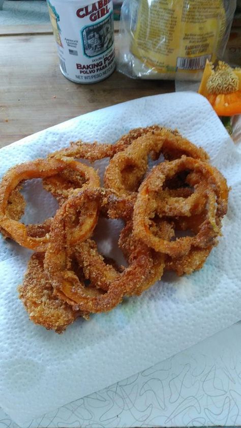 Fried Bell Peppers, Bell Pepper Rings, Baked Onion Rings, Pepper Rings, Stuffed Bell Pepper, Fried Peppers, Oven Fries, Keto Cupcakes, Grapefruit Diet