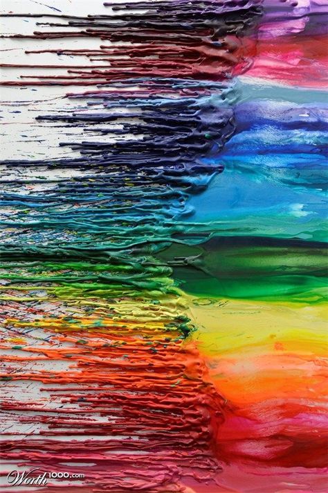 Splash Of Color Splashed Paint, Melted Crayons, Texture Contrast, Tapeta Galaxie, Rainbow Aesthetic, Crayon Art, Paint Colour, Colorful Life, Taste The Rainbow