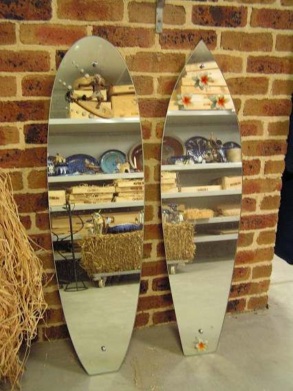 surf board wall mirrors Surf Board Mirror, Surfboard Mirror, 2023 Bedroom, Dallas Apartment, Surfboard Shapes, Surf Boards, Surf Decor, Board Wall, Play Guitar