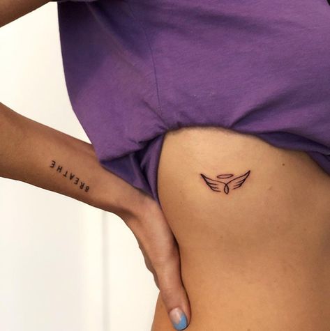 Small Tattoo Designs With Meaning, Tattoo Designs With Meaning, Designs With Meaning, Rib Tattoos For Women, Wing Tattoo Designs, Petite Tattoos, Inspiration Tattoos, Bff Tattoos, Wrist Tattoos For Women