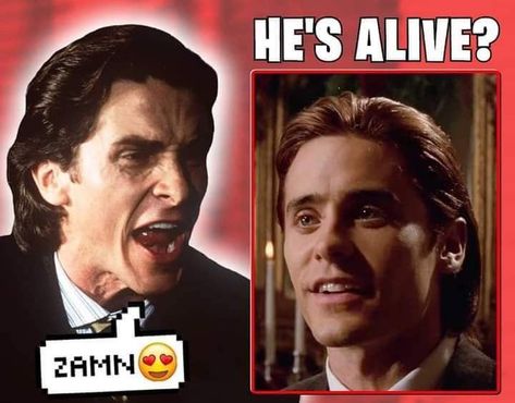 Paul Allen, Patrick Bateman, Sigma Male, I Love Cinema, Christian Bale, Silly Me, Pulp Fiction, Funny Laugh, Reaction Pictures