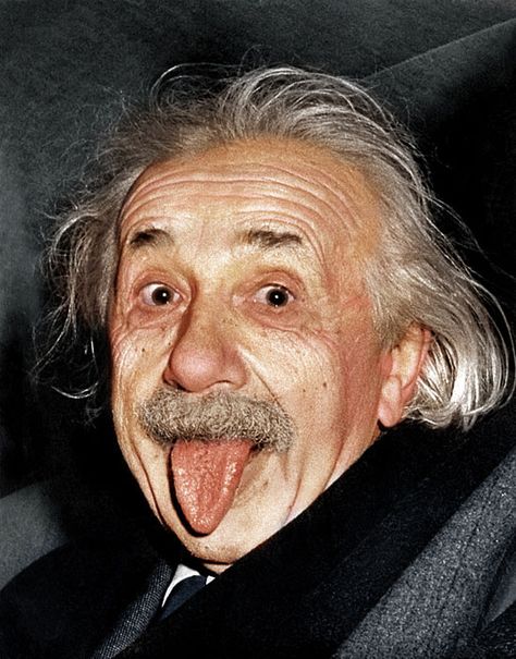 Adding Color to Historic Photos [20 pics] Einstein Tongue, Funny Einstein, Albert Einstein Facts, Einstein Photo, Albert Einstein Photo, 얼굴 드로잉, 얼굴 그리기, Albert Einstein Quotes, Einstein Quotes