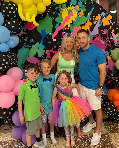 Had the best night at the glow dance with my babies minus Evi since she doesn’t go to elementary school yet. #corememories School Family Dance Themes, Elementary School Dance, School Dance Themes, Glow Dance, Rainbow Dance, Dance Themes, School Dance, School Dances, The Glow