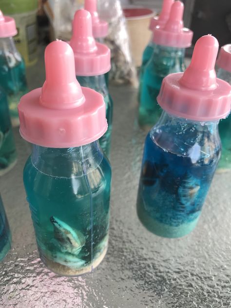 Blue Drink For Gender Reveal, Blue Drink Gender Reveal, Blue Drinks For Baby Shower Recipes, Battery Acid Drink In Baby Bottle, Baby Bottle Drink, Baby Bottles Candy Drink, Healthy Weight Gain Foods, Healthy Weight Gain, Cute Baby Shower Ideas