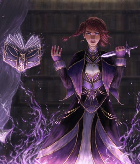 Illusion Wizard Dnd, Illusion Wizard, Illusion Spell, Wizard Dnd, Female Wizard, Wizard Robes, Magic Book, Good And Evil, Wizard