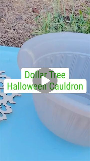 Diy Witches Cauldron With Fire, Diy Cauldron From Flower Pot, Diy Cauldron Halloween Prop Outdoor, Halloween Bubble Cauldron Diy, Diy Witch Cauldron Outdoor, Dollar Tree Cauldron, Dollar Halloween Decorations, Gothic Dollar Tree Diy, Adam’s Family Decorations